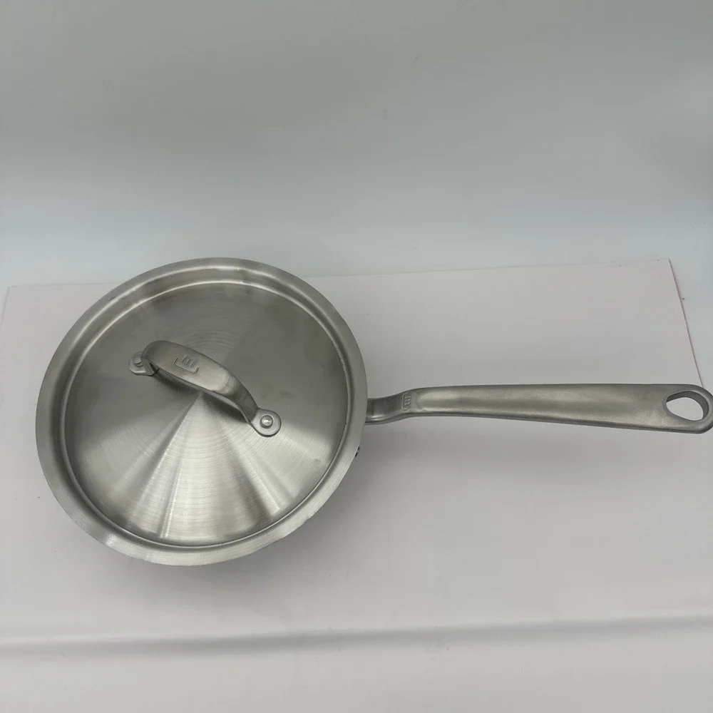 Made In | Stainless Clad 2 qt Saucier w/ Lid | Ind, Ele, Gas